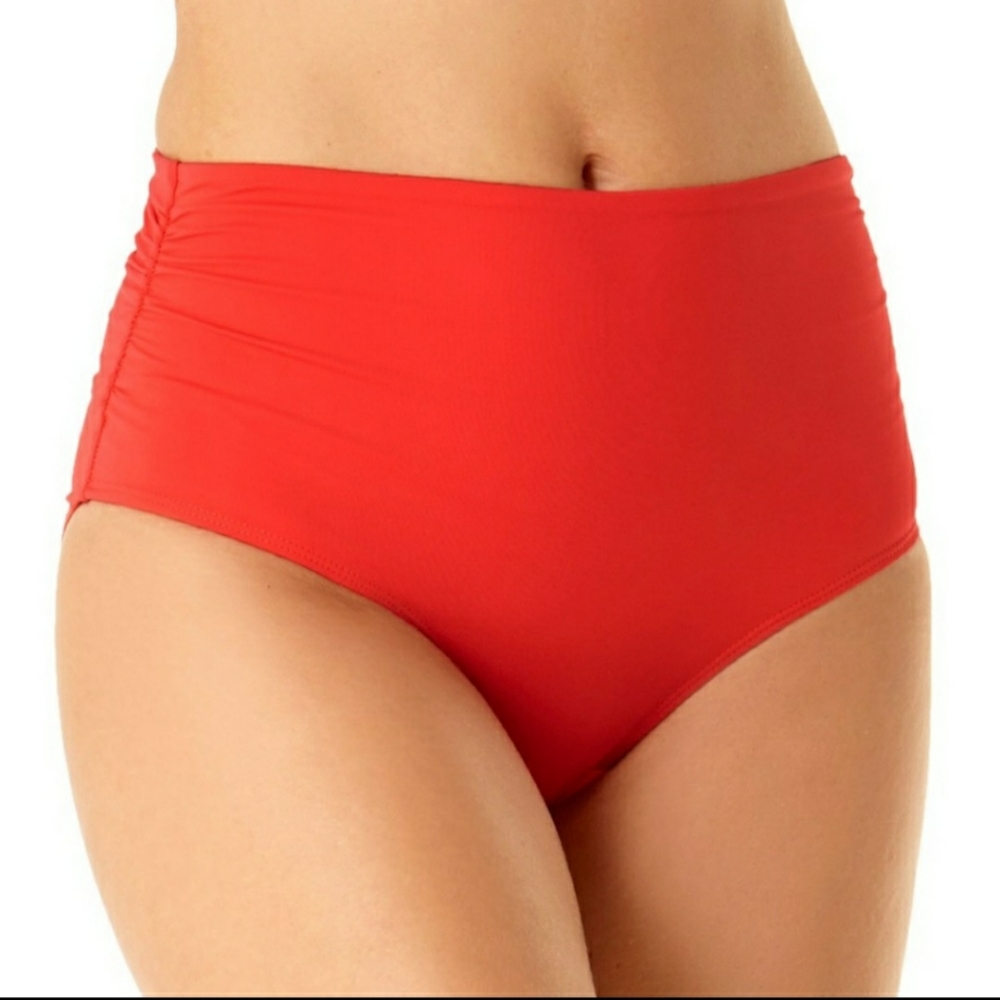 Anne Cole Convertible Waist Shirred Size 20W